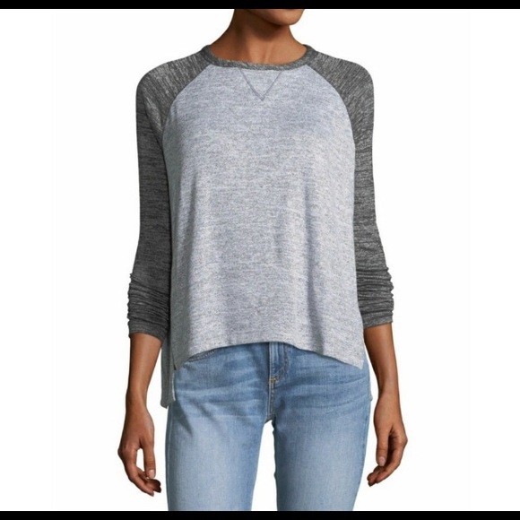 Rag & Bone Heather Grey 1/2 Sleeve Crew-Neck T-Shirt
